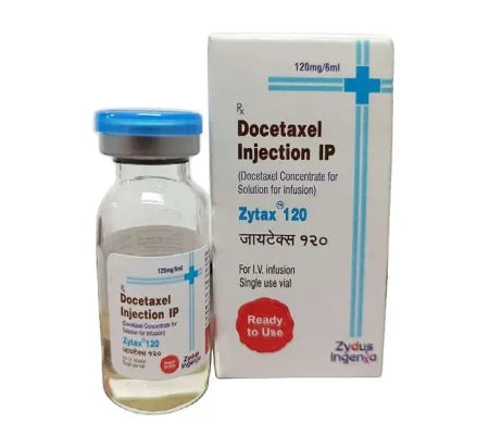 Zytax 120 MG Docetaxel Injection vial
