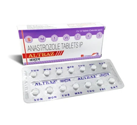 Altraz 1 MG Anastrozole Tablet blister strip