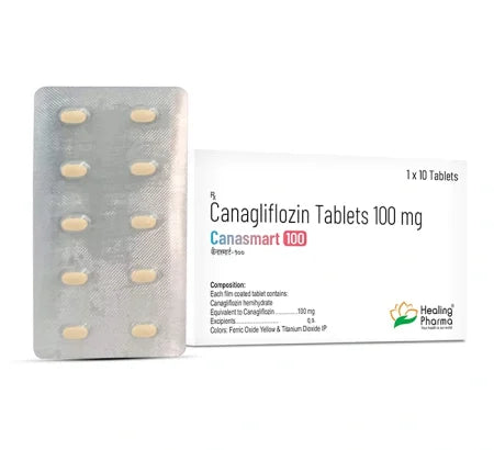 Canasmart 100 tablet for type 2 diabetes – Buy Online at MedsPrimeHub