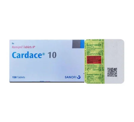 Cardace 10 mg Tablet for heart and blood pressure management – Buy Online at MedsPrimeHub