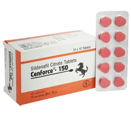 Cenforce 150 150 mg ED medication tablet with Sildenafil