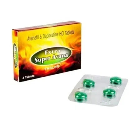 Extra Super Avana (Avanafil / Dapoxetine) avanafil erectile dysfunction tablet – Buy Online at MedsPrimeHub