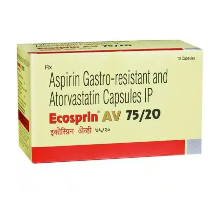 Ecosprin AV 75 for heart and blood pressure management – Buy Online at MedsPrimeHub
