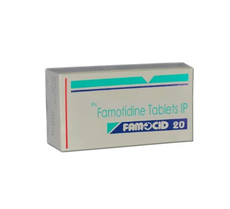 Famocid 20mg Famotidine tablet for GERD and heartburn – Buy Online at MedsPrimeHub