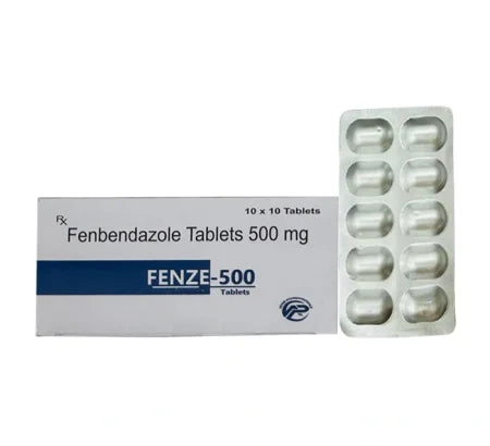 Fenze 500 mg Fenbendazole veterinary dewormer tablets for animals