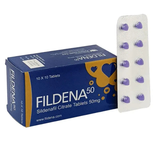 Fildena 50 50 mg tablet - Sildenafil Citrate for ED