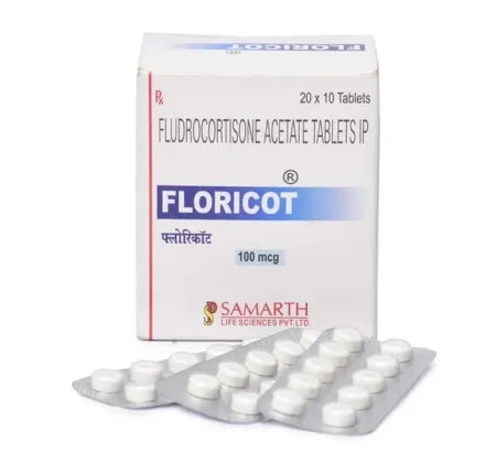 Floricot 100 mcg Tablet for heart and blood pressure management – Buy Online at MedsPrimeHub