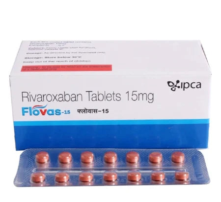 Flovas 15mg Rivaroxaban tablet for blood clot prevention – Buy Online at MedsPrimeHub