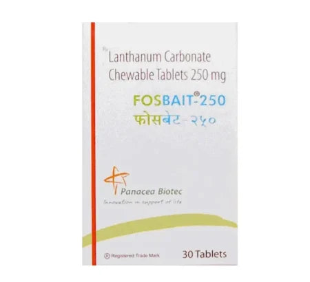 Fosbait 500mg Calcium Acetate tablet for hyperphosphataemia – Buy Online at MedsPrimeHub