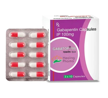 Gabatop 100 Gabapentin capsule for nerve pain and seizure control – Buy Online at MedsPrimeHub