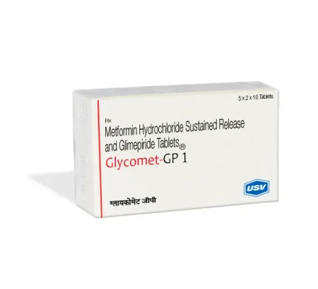 Glycomet GP 1 Tablet tablet for type 2 diabetes – Buy Online at MedsPrimeHub