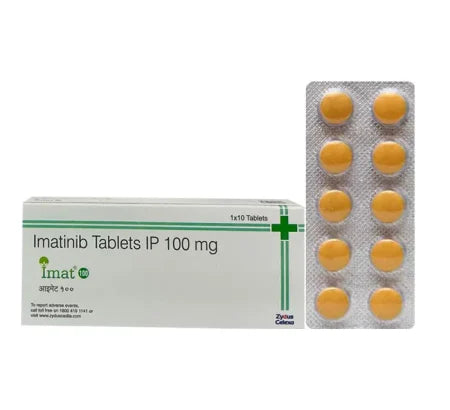 Imat 100 MG Imatinib Tablet blister pack
