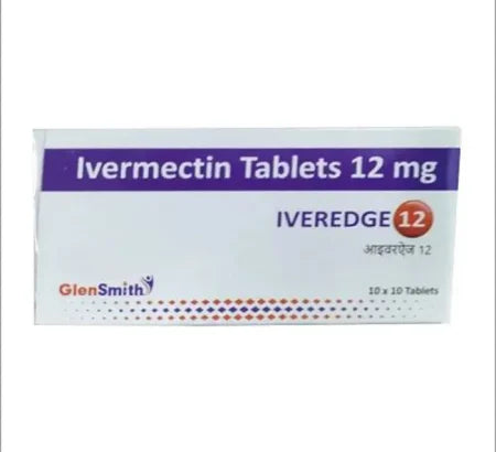 Iveredge 12mg Ivermectin Tablet blister pack antiparasitic