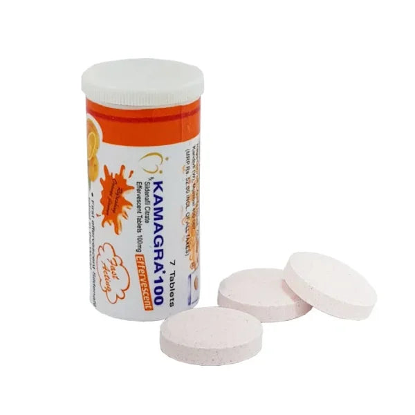 Kamagra Effervescent Sildenafil standard strength effervescent tablet for erectile dysfunction