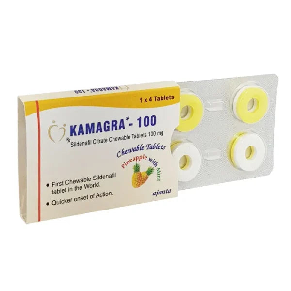 Kamagra Polo 100 Mg Tablets (Pineapple and Mint) Tablet – Buy Online