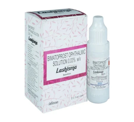 Lashisma Bimatoprost eyelash growth solution for longer thicker lashes – Buy Online at MedsPrimeHub