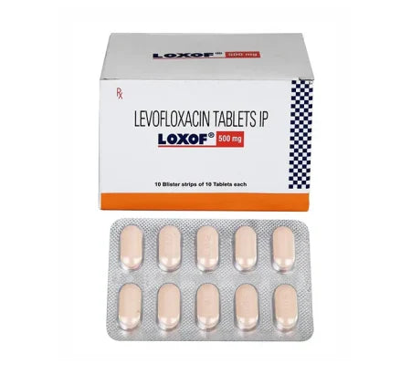 Loxof 500mg Levofloxacin tablet for bacterial infections – Buy Online at MedsPrimeHub