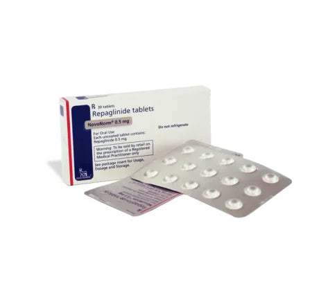 Novonorm 0.5 mg Tablet tablet for type 2 diabetes – Buy Online at MedsPrimeHub