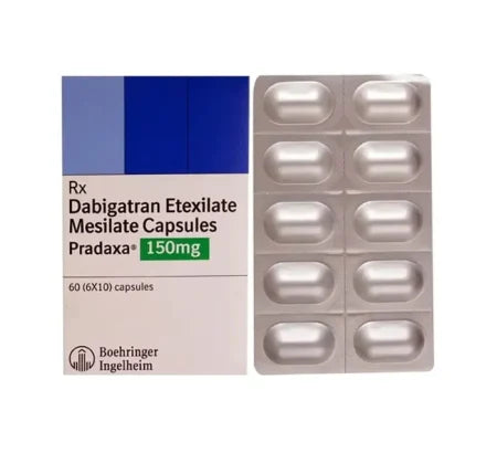 Pradaxa 150mg Dabigatran capsule for stroke prevention – Buy Online at MedsPrimeHub