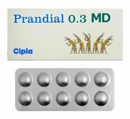 Prandial 0.3 mg MD Tablet tablet for type 2 diabetes – Buy Online at MedsPrimeHub