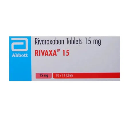 Rivaxa 15mg Rivaroxaban tablet for DVT and PE treatment – Buy Online at MedsPrimeHub