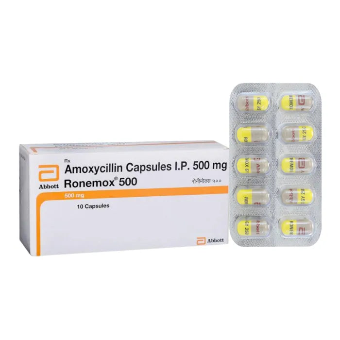 Ronemox 500 Tablet – Amoxicillin 500mg Penicillin Antibiotic