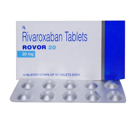 Rovor 20mg Rivaroxaban tablet for stroke prevention – Buy Online at MedsPrimeHub