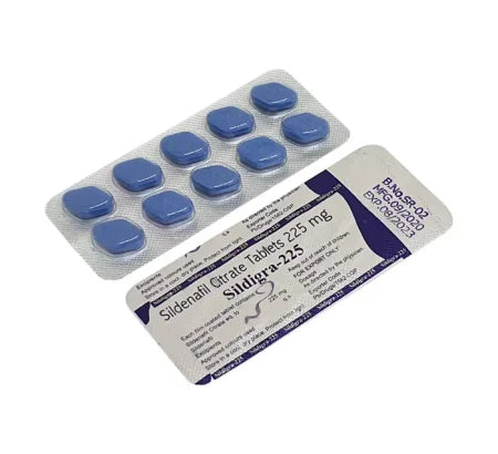 Sildigra 225 standard strength ED medication tablet with Sildenafil