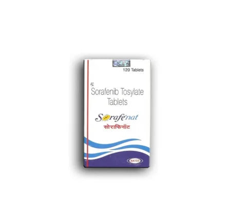 Sorafenat 200 MG Sorafenib Tablet blister pack