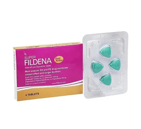 Super Fildena standard strength ED medication tablet with Sildenafil