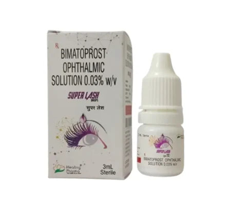 Super Lash Bimatoprost Eye Drop for eyelash growth and glaucoma – Buy Online at MedsPrimeHub