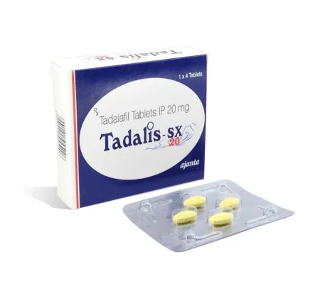 Tadalis 20 mg Tadalafil tablet for erectile dysfunction treatment