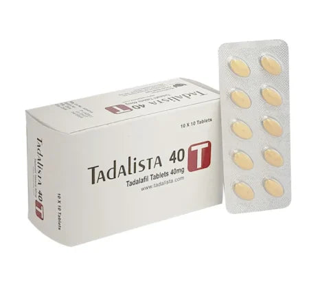 Tadalista 40 mg Tadalafil tablet for erectile dysfunction treatment