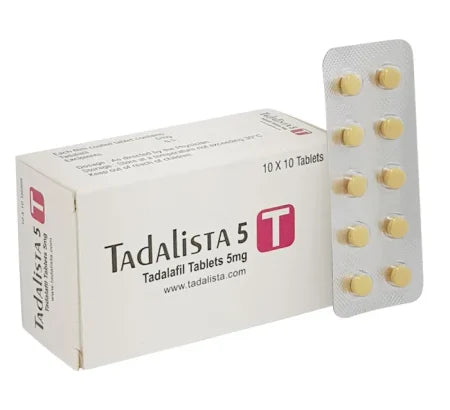 Tadalista 5 mg Tadalafil tablet for erectile dysfunction treatment