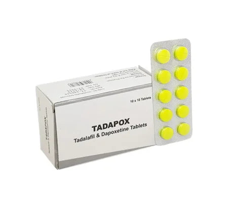 Tadapox 20 mg Tadalafil tablet for erectile dysfunction treatment
