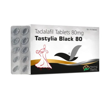 Tastylia 80 mg Tadalafil tablet for erectile dysfunction treatment