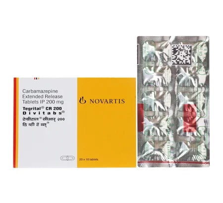 Tegrital CR 200mg Carbamazepine CR tablet for epilepsy – Buy Online at MedsPrimeHub