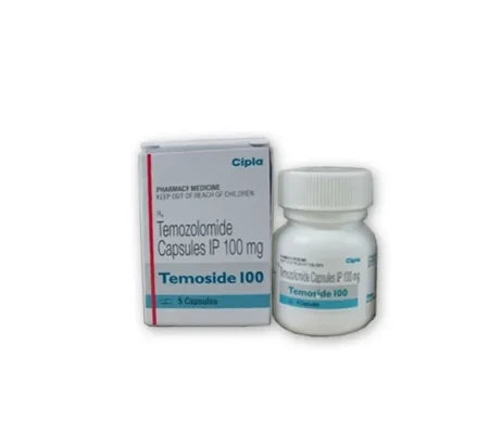 Temoside 100 MG Temozolomide Capsule blister strip