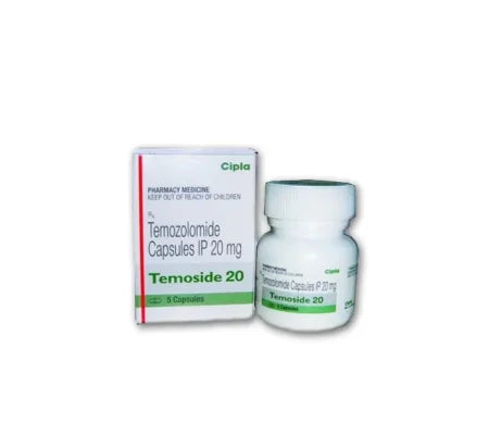 Temoside 20 MG Temozolomide Capsule blister pack