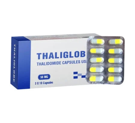 Thaliglob 100 MG Thalidomide Capsule blister pack
