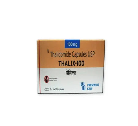 Thalix 100 MG Thalidomide Capsule blister strip