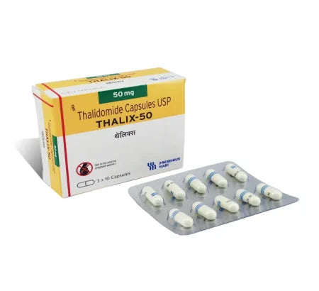 Thalix 50 MG Thalidomide Capsule blister pack