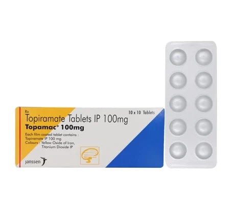Topamac 100mg Topiramate tablet for migraine prevention – Buy Online at MedsPrimeHub