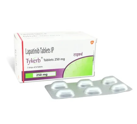 Tykerb 250 MG Lapatinib Tablet blister strip