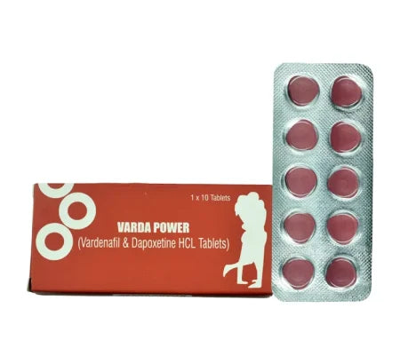 Varda Power high-potency Vardenafil tablet for erectile dysfunction