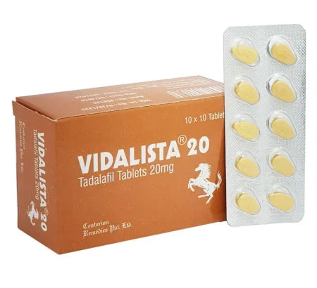 Vidalista 20 mg Tadalafil tablet for erectile dysfunction treatment