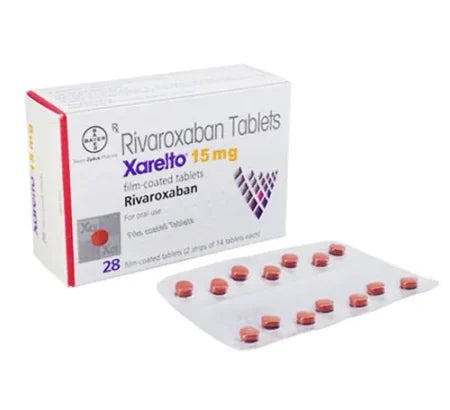 Xarelto 15mg Rivaroxaban tablet for DVT and PE treatment – Buy Online at MedsPrimeHub