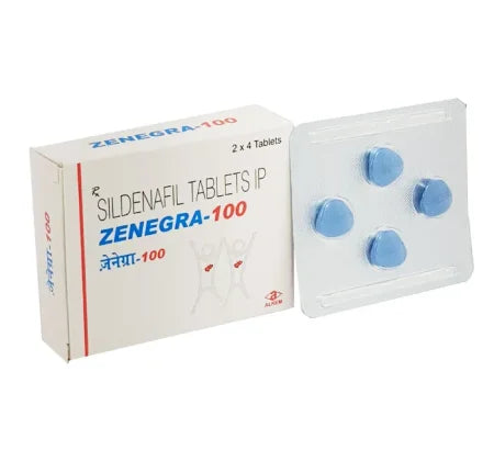 Zenegra 100 100 mg ED medication tablet with Sildenafil