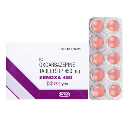 Zenoxa 450mg Oxcarbazepine tablet for partial seizures – Buy Online at MedsPrimeHub