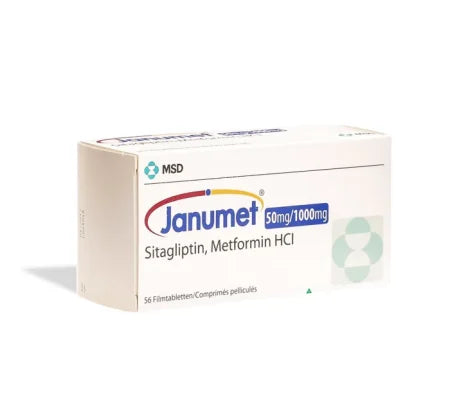 Janumet 50 mg/1000 mg Tablet tablet for type 2 diabetes – Buy Online at MedsPrimeHub